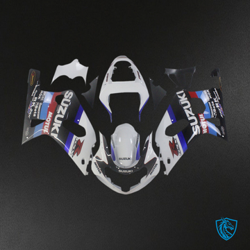 Suzuki GSXR 750 (2000-2003) White & Black Generic Fairing Kit - Aftermarket ABS Bodywork