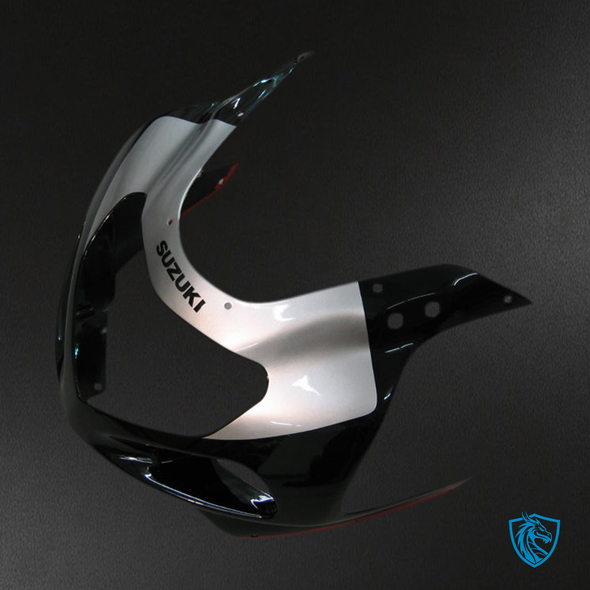 Suzuki GSXR 750 (2000-2003) Red, Silver & Black Generic - Custom ABS Fairing Kit