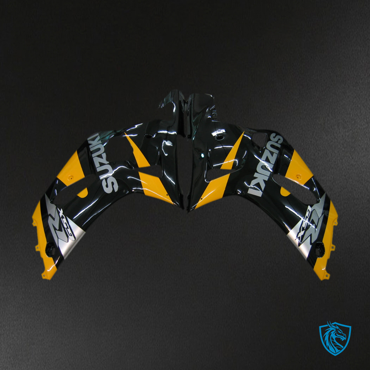 Suzuki GSXR 750 (2000-2003) Black & Yellow Injection - Custom ABS Fairing Kit