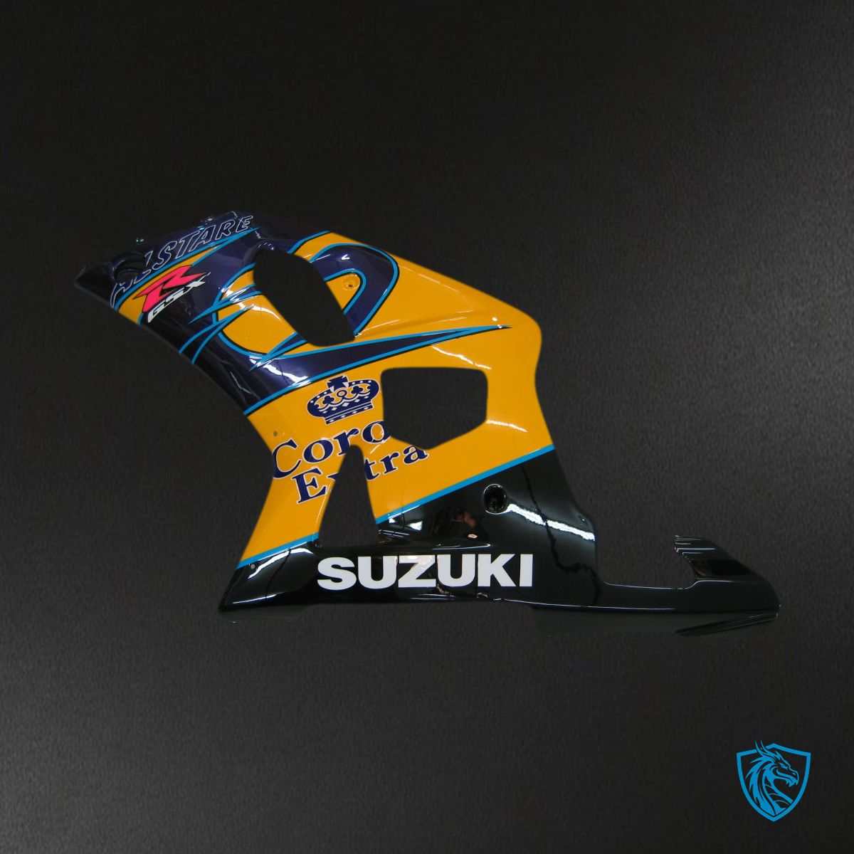 Suzuki GSXR 750 (2000-2003) Gloos Yellow & White - MERGEment Motorcycle Fairings Kit