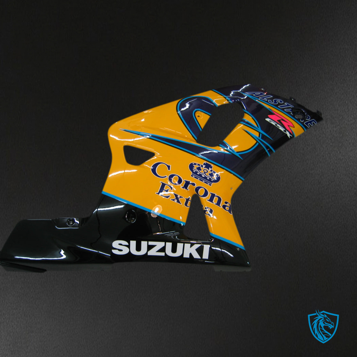 Suzuki GSXR 750 (2000-2003) Gloos Yellow & White - MERGEment Motorcycle Fairings Kit