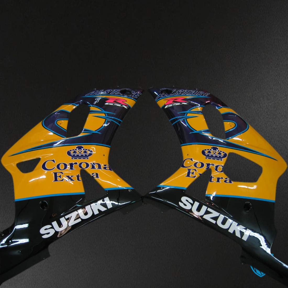 Suzuki GSXR 750 (2000-2003) Gloos Yellow & White - MERGEment Motorcycle Fairings Kit