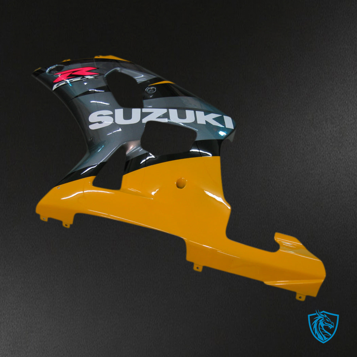 Suzuki GSXR 750 (2000-2003) Gloos Yellow & Black Fairing Kit - Aftermarket ABS Bodywork