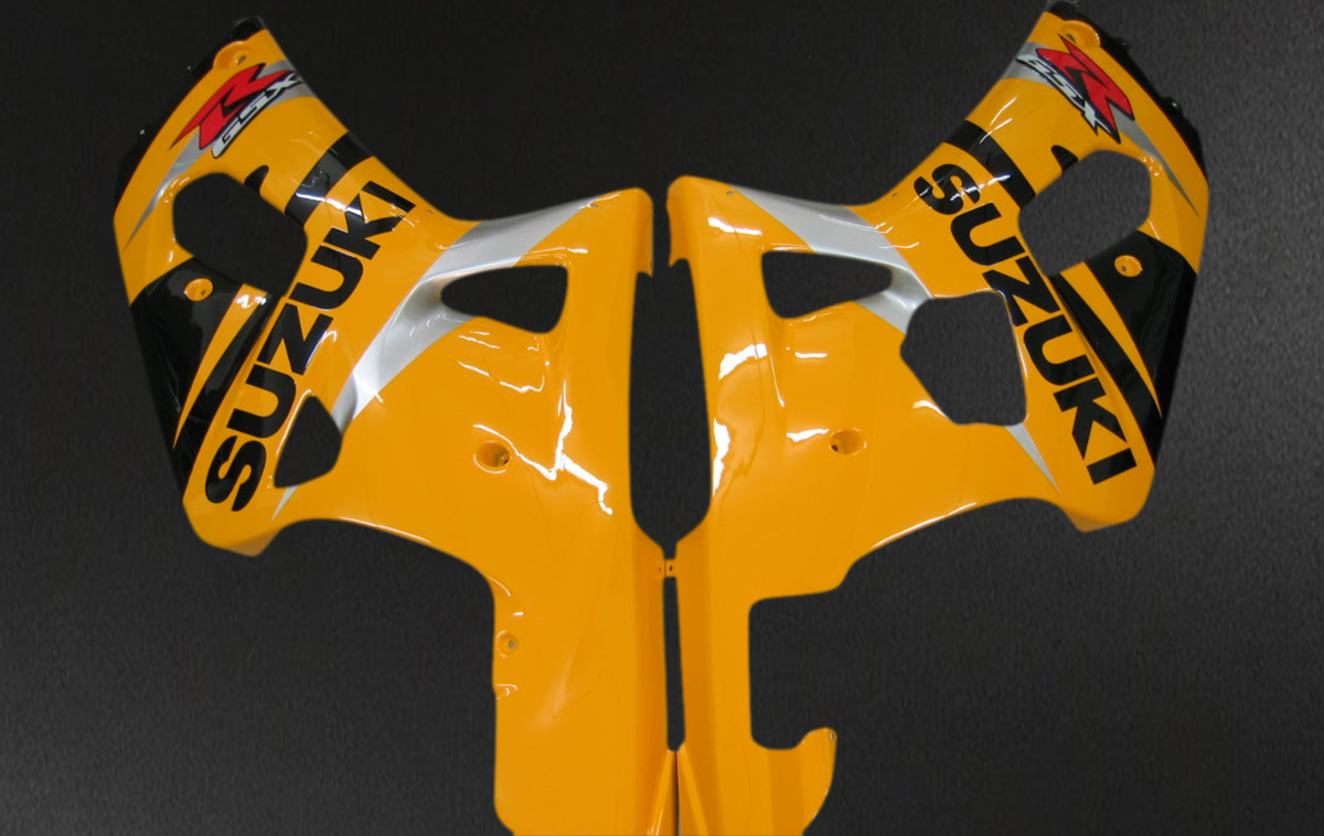 Suzuki GSXR 750 (2000-2003) Yellow, Black & Red Injection Fairing Kit | ABS Bodywork