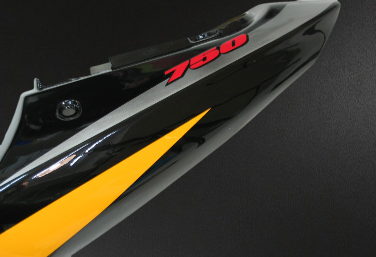 Suzuki GSXR 750 (2000-2003) Yellow, Black & Red Injection Fairing Kit | ABS Bodywork