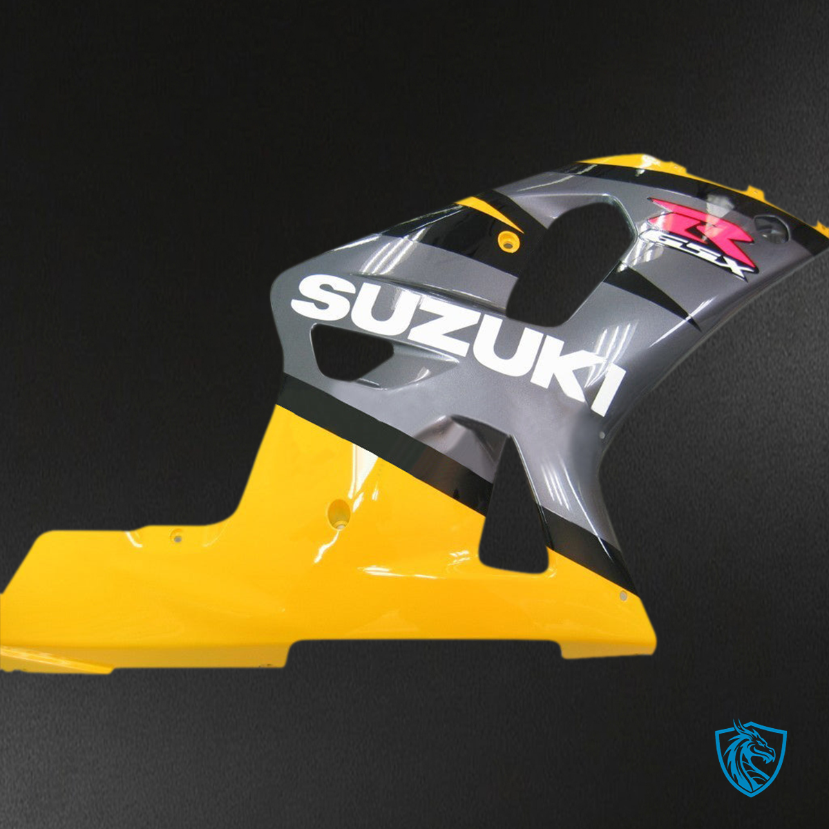 Suzuki GSXR 750 (2000-2003) Yellow & Black Fairing Kit | ABS Bodywork