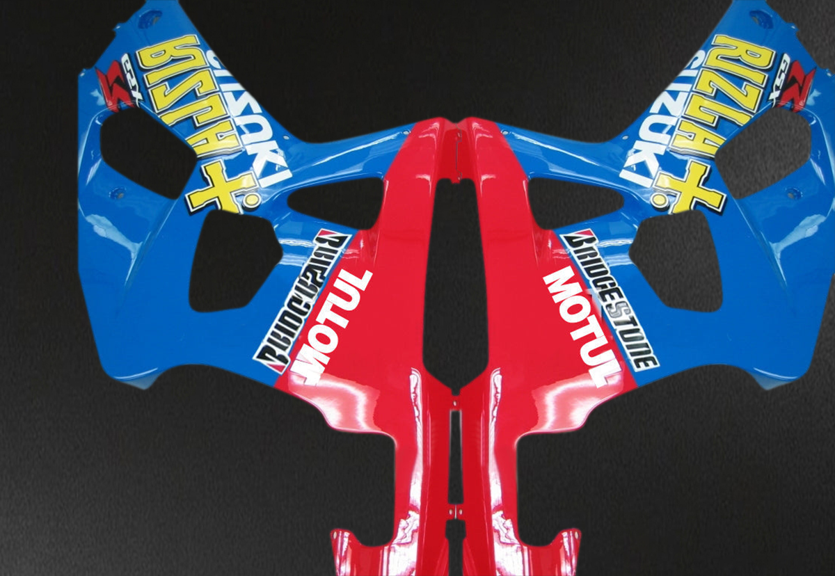 Suzuki GSXR 750 (2001-2003) Blue, Yellow & Red Rizla Generic - Custom ABS Fairing Kit