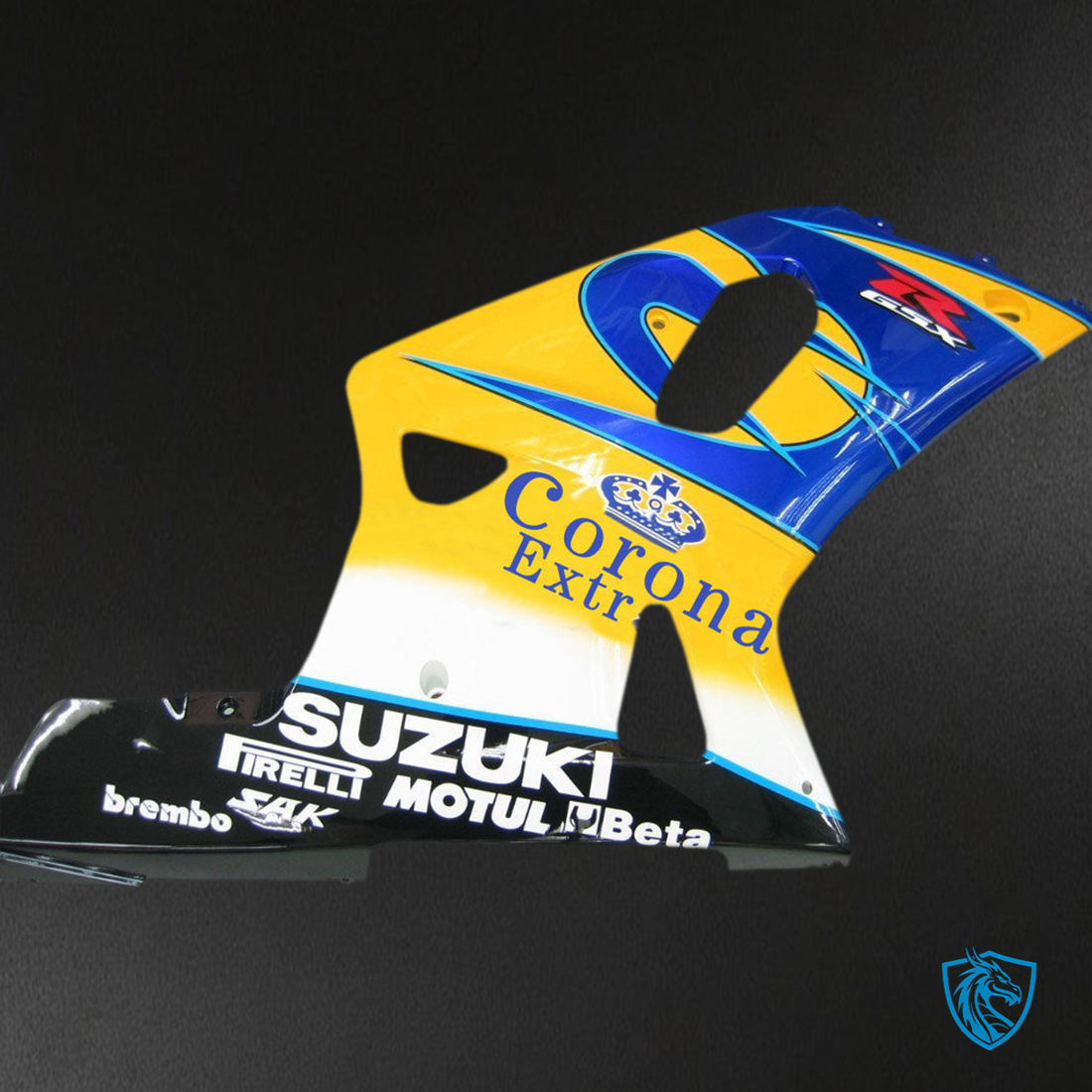 Suzuki GSXR 750 (2001-2003) Yellow, Blue & White Generic - Fairing Kit | ABS Bodywork