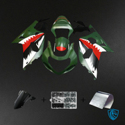 Shark Green, Red & White