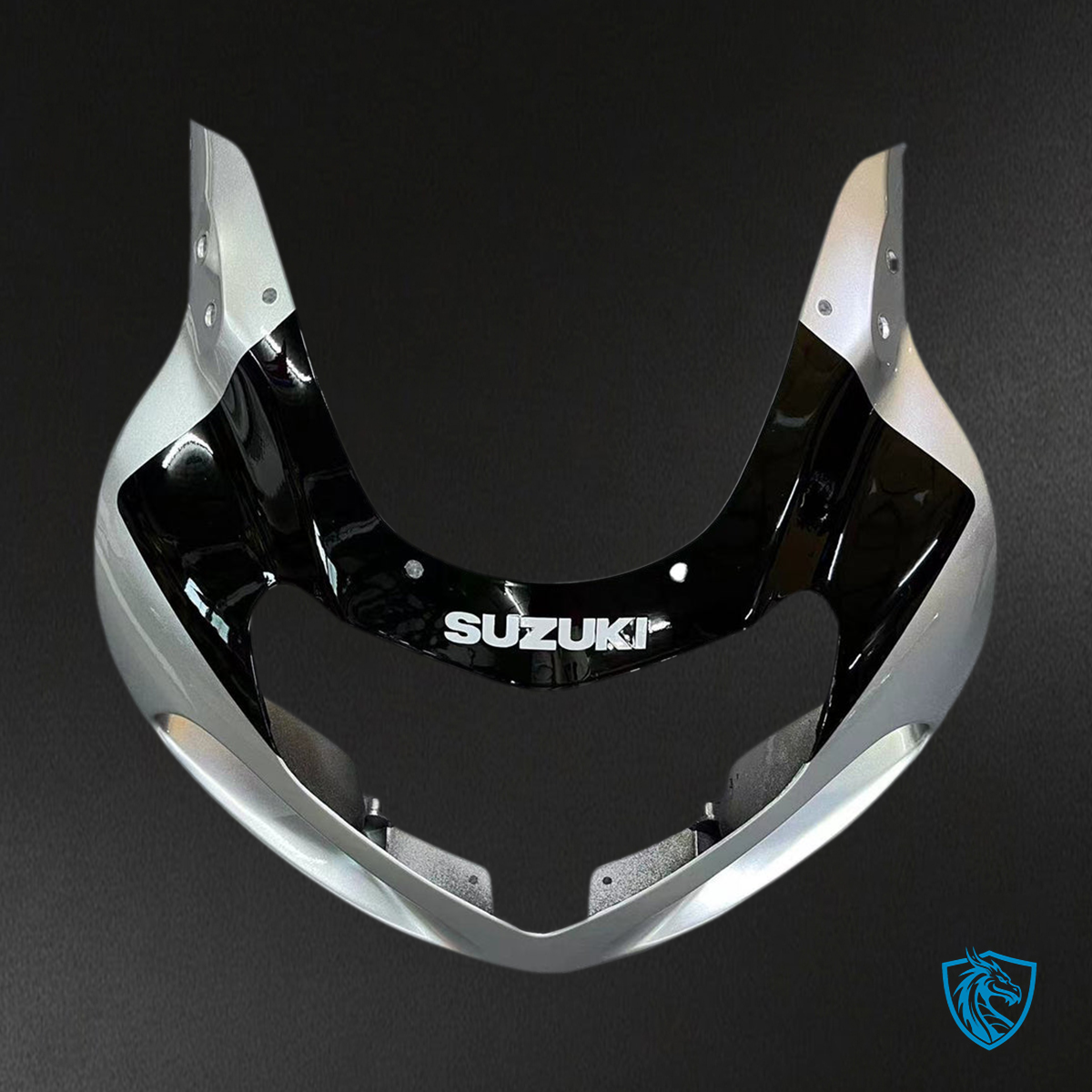Suzuki GSXR600 (2001-2003) Gloss Silver & Gloss Black - MERGEment Motorcycle Fairings Kit