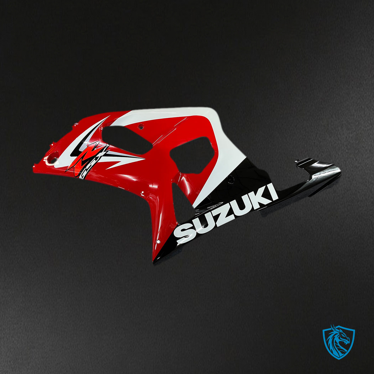 Suzuki GSXR750 (2001-2003) Gloss Red, Black & White Fairing Kit | ABS Bodywork