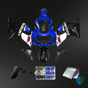 Blue, Gloss Black & White
