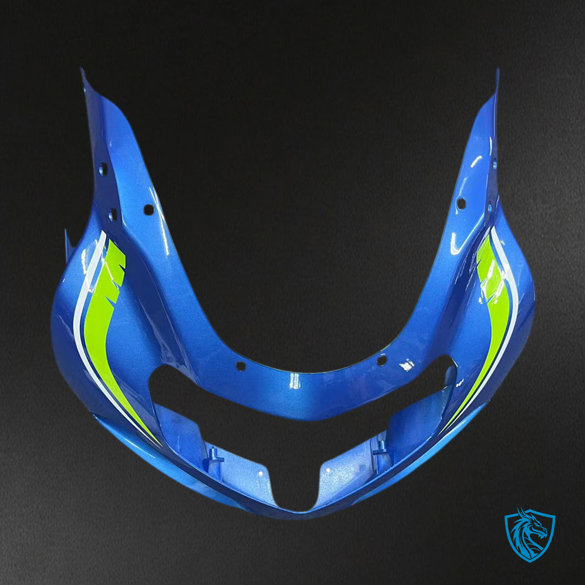 Suzuki GSXR750 (2001-2003) Gloss Blue & Black Fairing Kit - Aftermarket ABS Bodywork