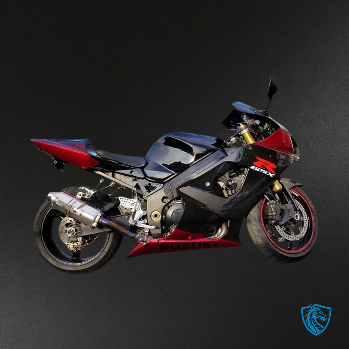 Suzuki GSX-R 1000 (2003-2004) Red & Black K3 Fairing Kit - Aftermarket ABS Bodywork