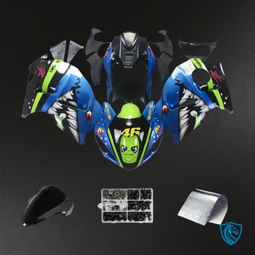 Suzuki GSX1300R (1999-2007) Hayabusa Blue & Green - Fairing Kit