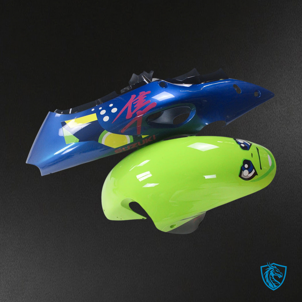Suzuki GSX1300R (1999-2007) Hayabusa Blue & Green - Fairing Kit