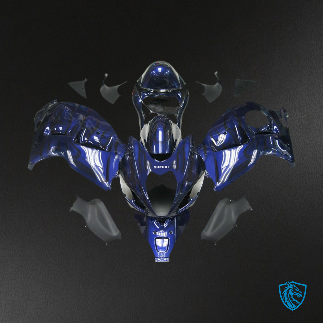 Suzuki GSXR1300 (1999-2007) Gloss Blue Injection Fairing Kit | ABS Bodywork