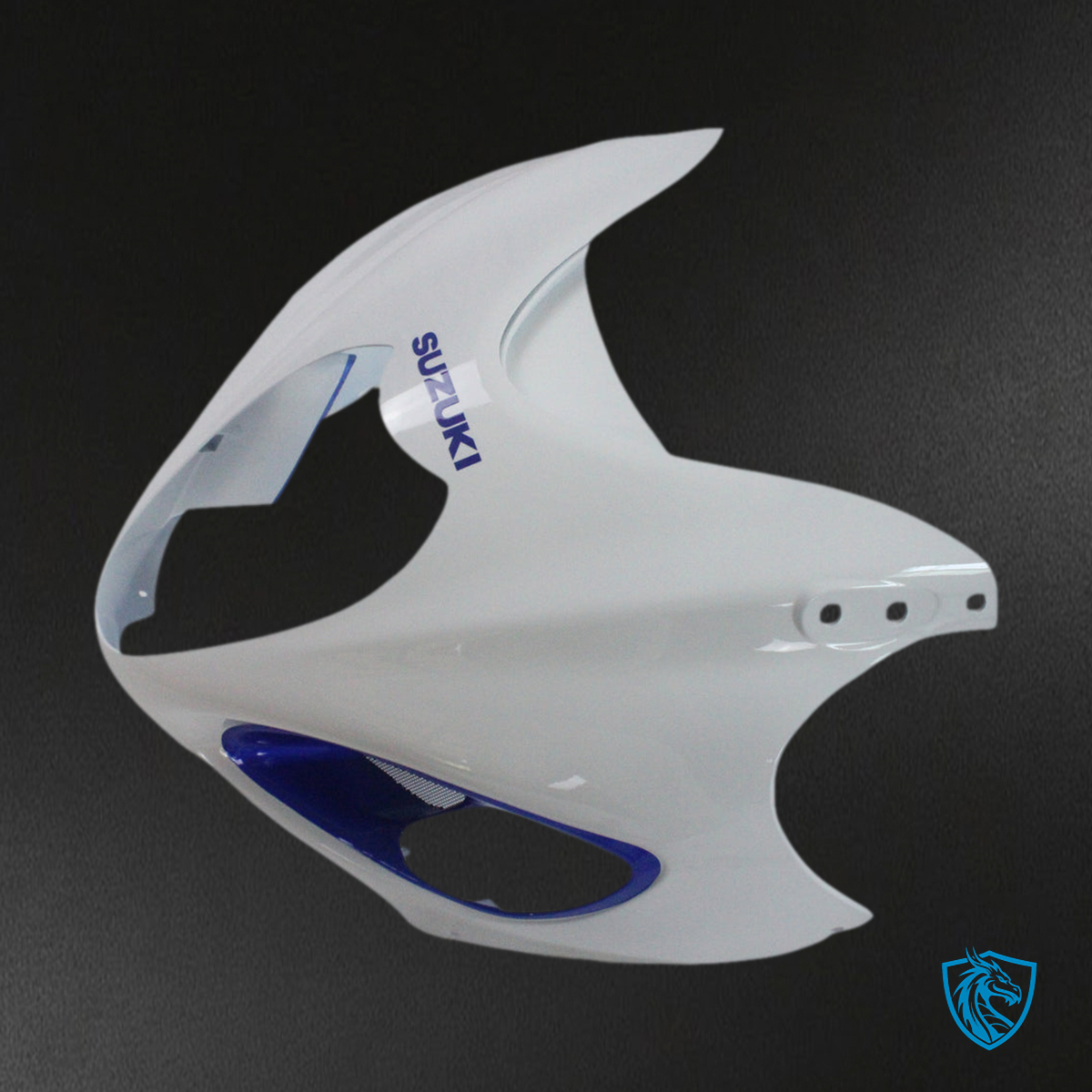 Suzuki GSXR1300 (1999-2007) White & Blue Injection - MERGEment Motorcycle Fairings Kit