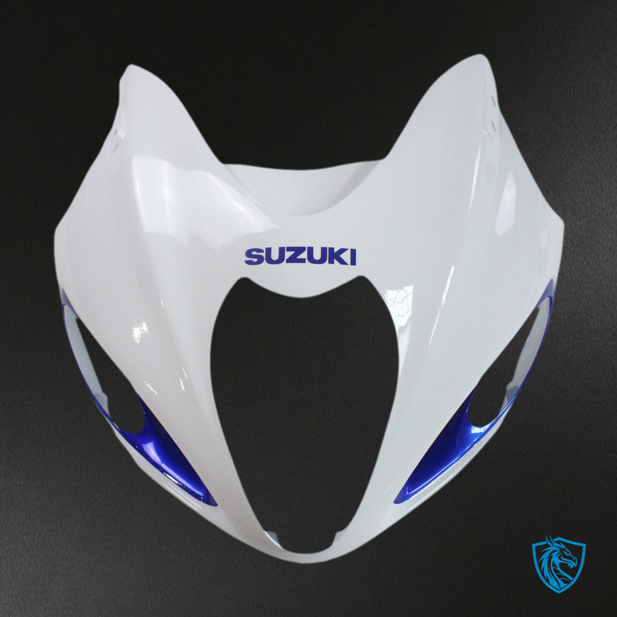 Suzuki GSXR1300 (1999-2007) White & Blue Injection - MERGEment Motorcycle Fairings Kit