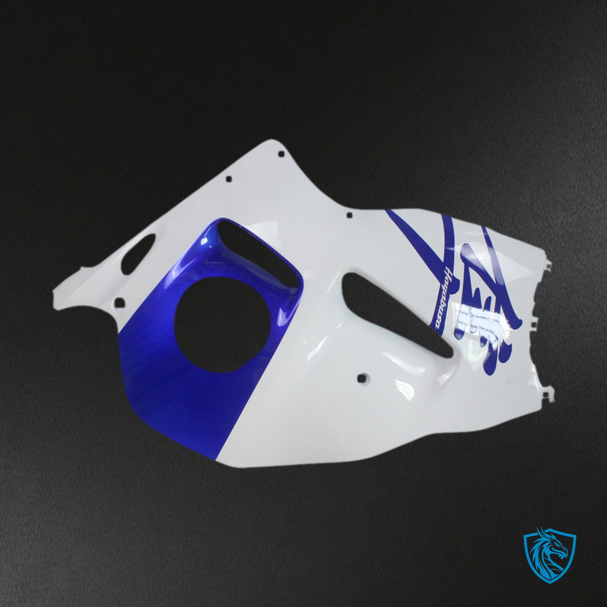 Suzuki GSXR1300 (1999-2007) White & Blue Injection - MERGEment Motorcycle Fairings Kit