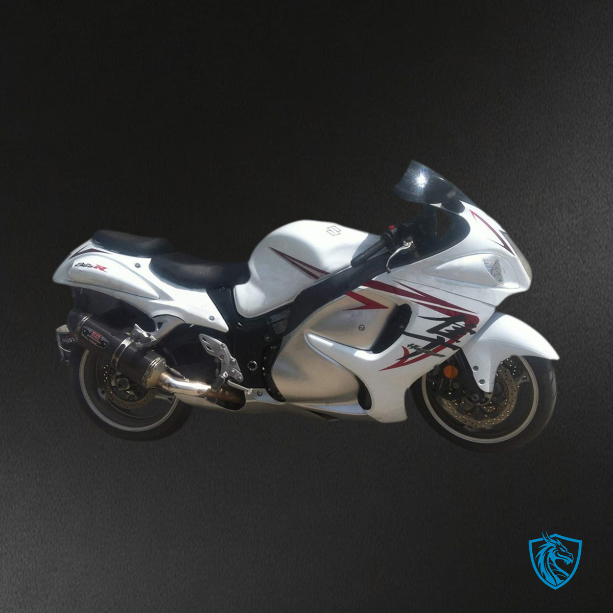 Suzuki GSXR1300 (2008-2020) Silver, Black & Red Injection Fairing Kit | ABS Bodywork