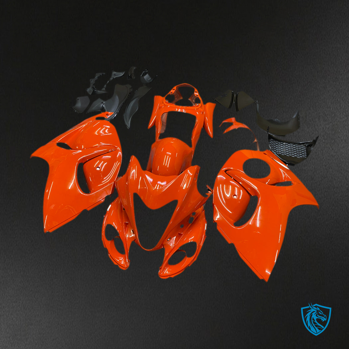 Suzuki GSXR1300 (2008-2020) Red & Black Injection Fairing Kit | ABS Bodywork
