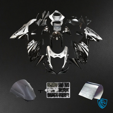 Suzuki K11 GSXR 600-750 (2011-2025) Black & Gray - Fairing Kit