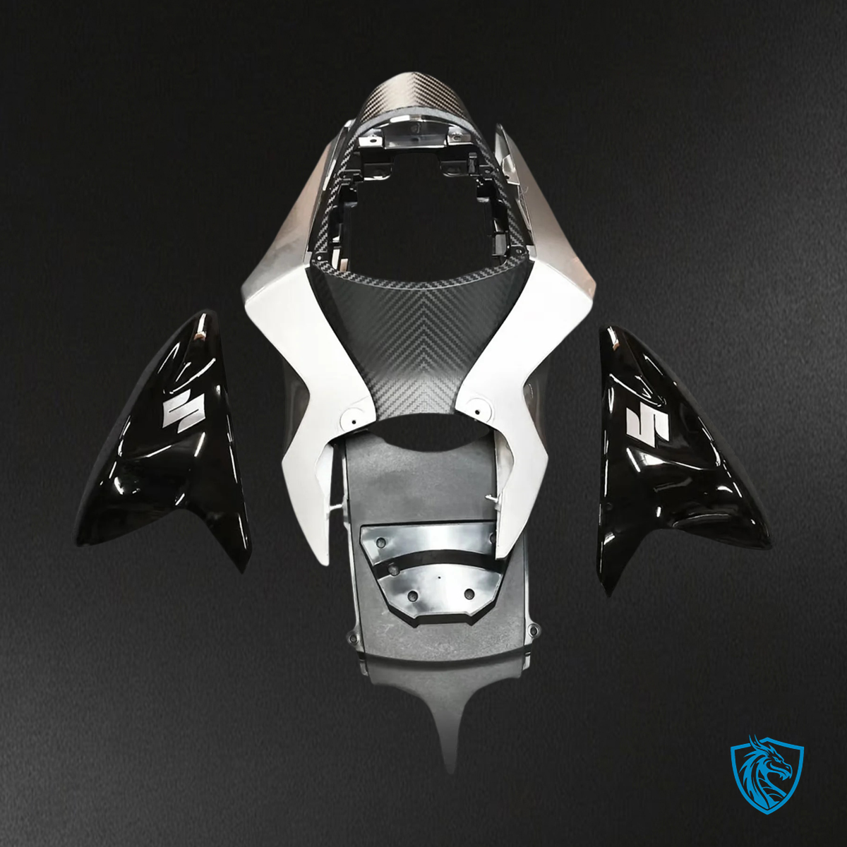 Suzuki K11 GSXR 600-750 (2011-2025) Black & Gray - Fairing Kit