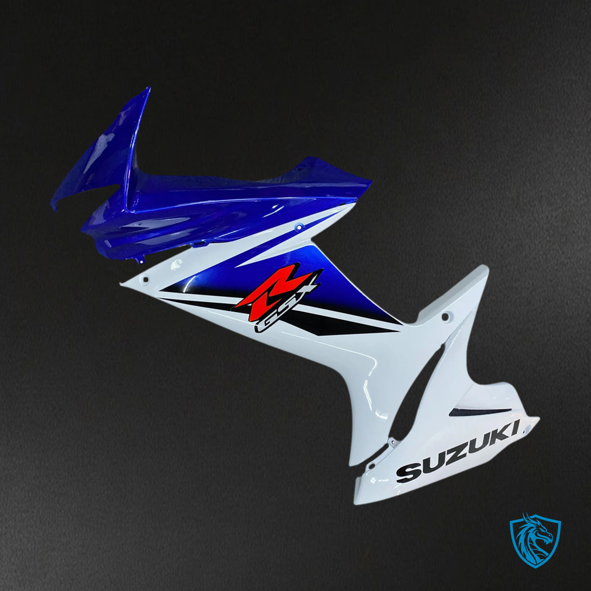 Suzuki K11 GSXR 600-750 (2011-2025) Blue & White Style 1 - Fairing Kit