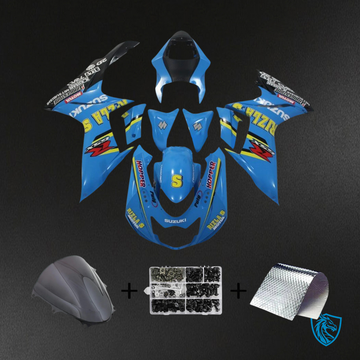 Suzuki K11 GSXR 600-750 (2011-2025) Blue & Yellow Style 2 - Fairing Kit