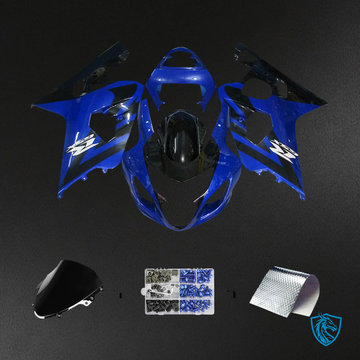 Suzuki K4 GSXR 600-750 (2004-2005) Blue & Black Style 3 - Fairing Kit