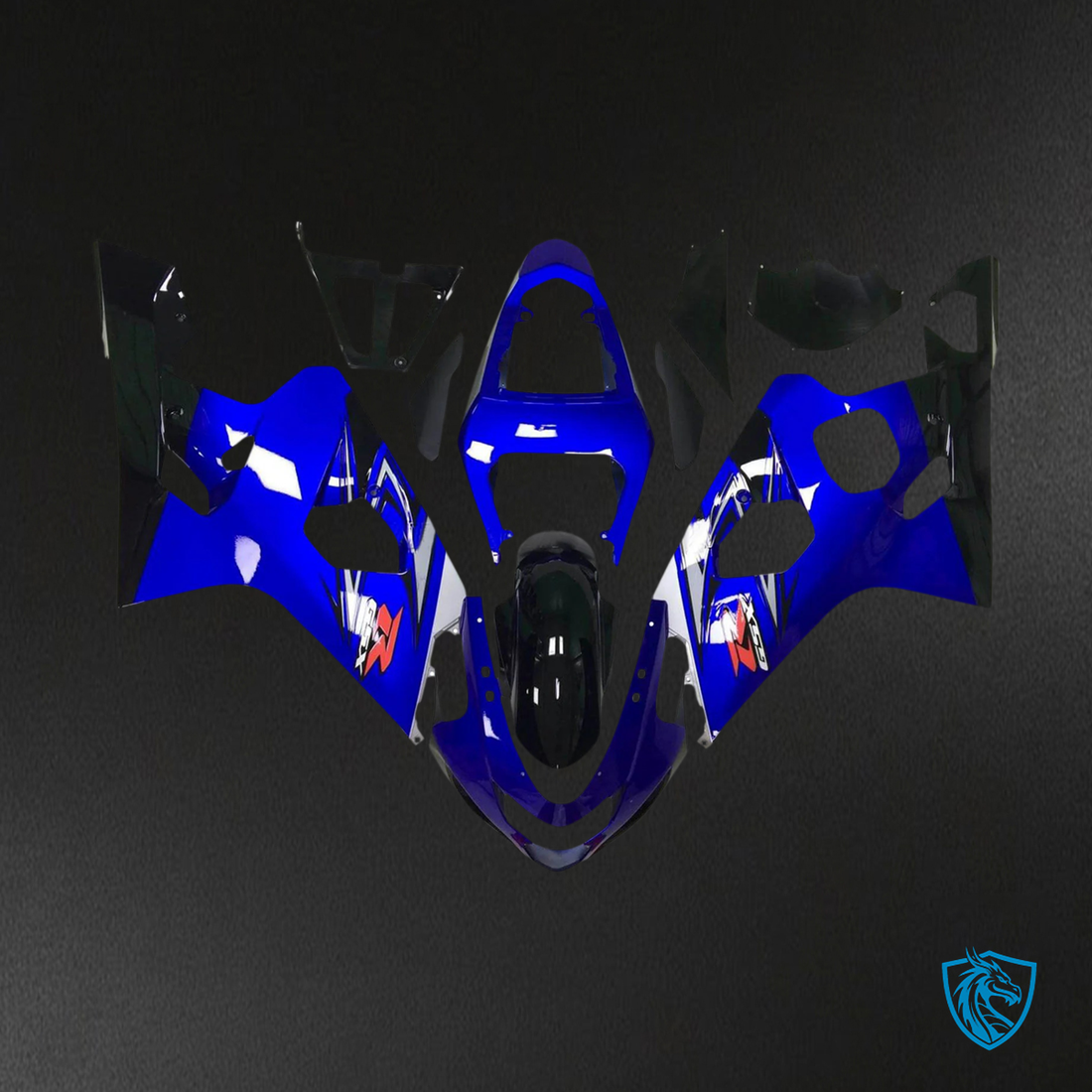 Suzuki K4 GSXR 600-750 (2004-2005) Blue & Black Style 5 - Fairing Kit