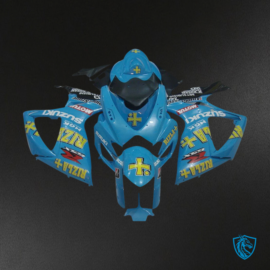 Suzuki K6 GSXR 600-750 (2006-2007) Blue & Yellow Accents - Fairing Kit