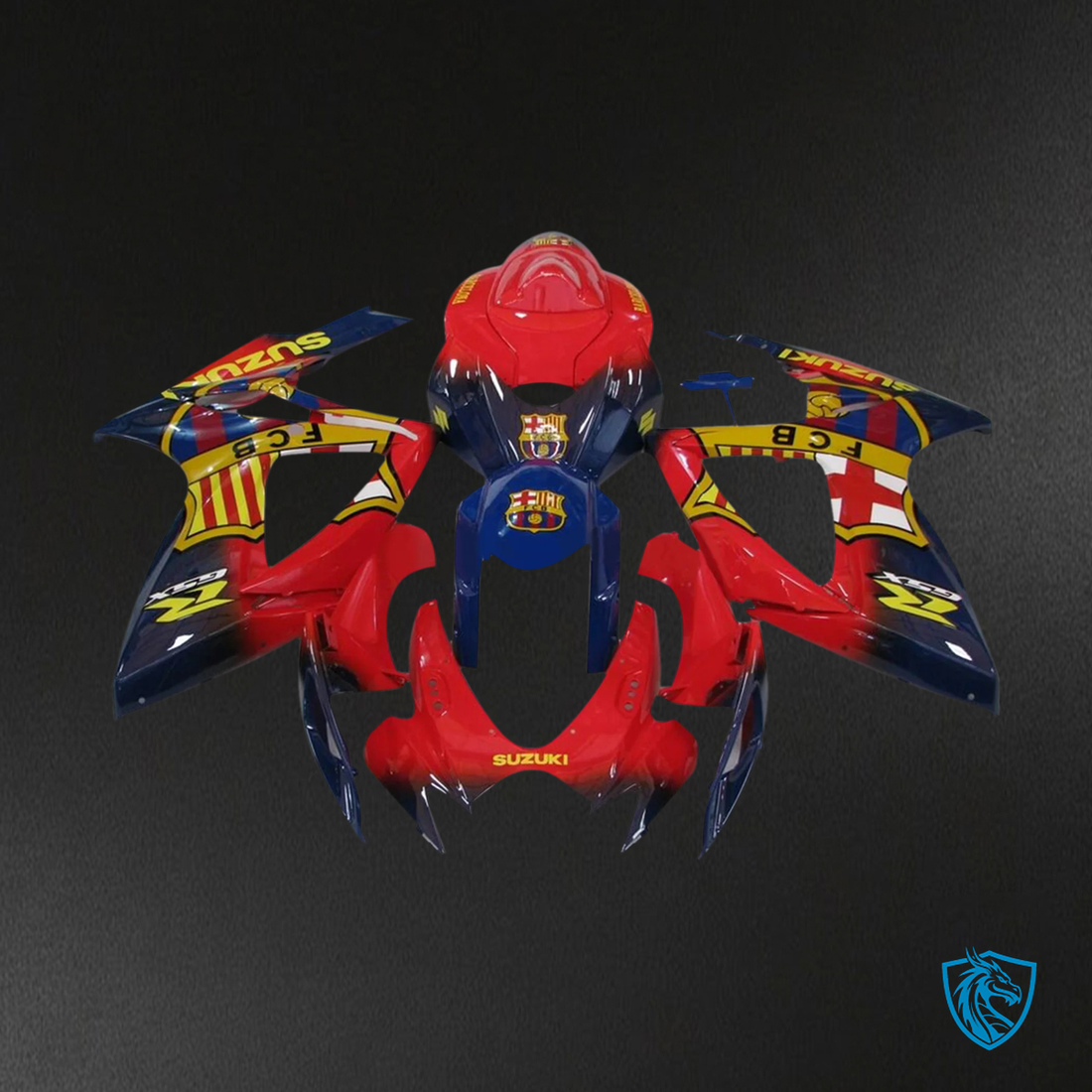Suzuki K6 GSXR 600-750 (2006-2007) Red & Yellow - Fairing Kit
