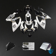 White with Black Graphics