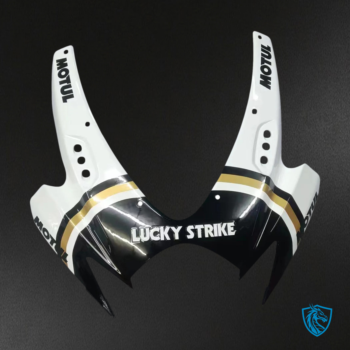 Suzuki K6 GSXR 600-750 (2006-2007) White with Black Logo - Fairing Kit