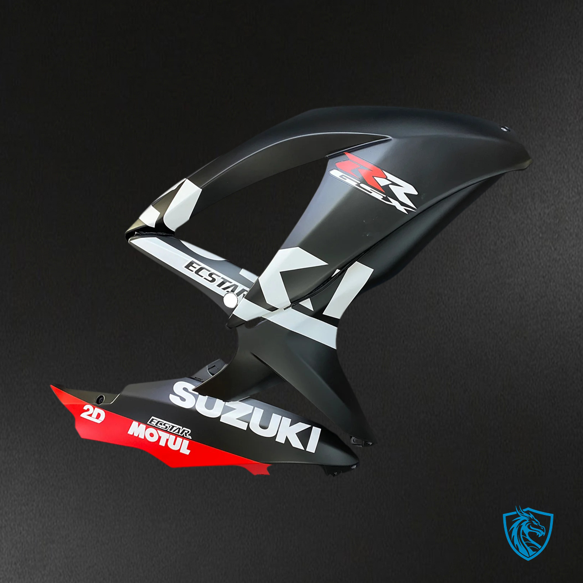 Suzuki K8 GSXR 600-750 (2008-2010) Black & Red - Fairing Kit