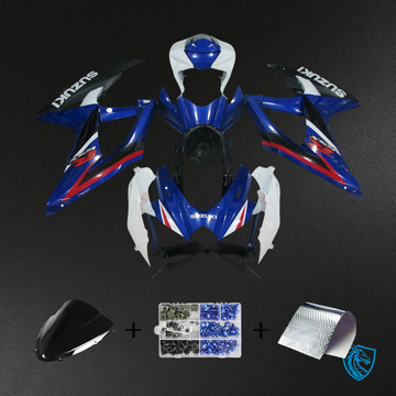 Suzuki K8 GSXR 600-750 (2008-2010) Blue & Black - Fairing Kit