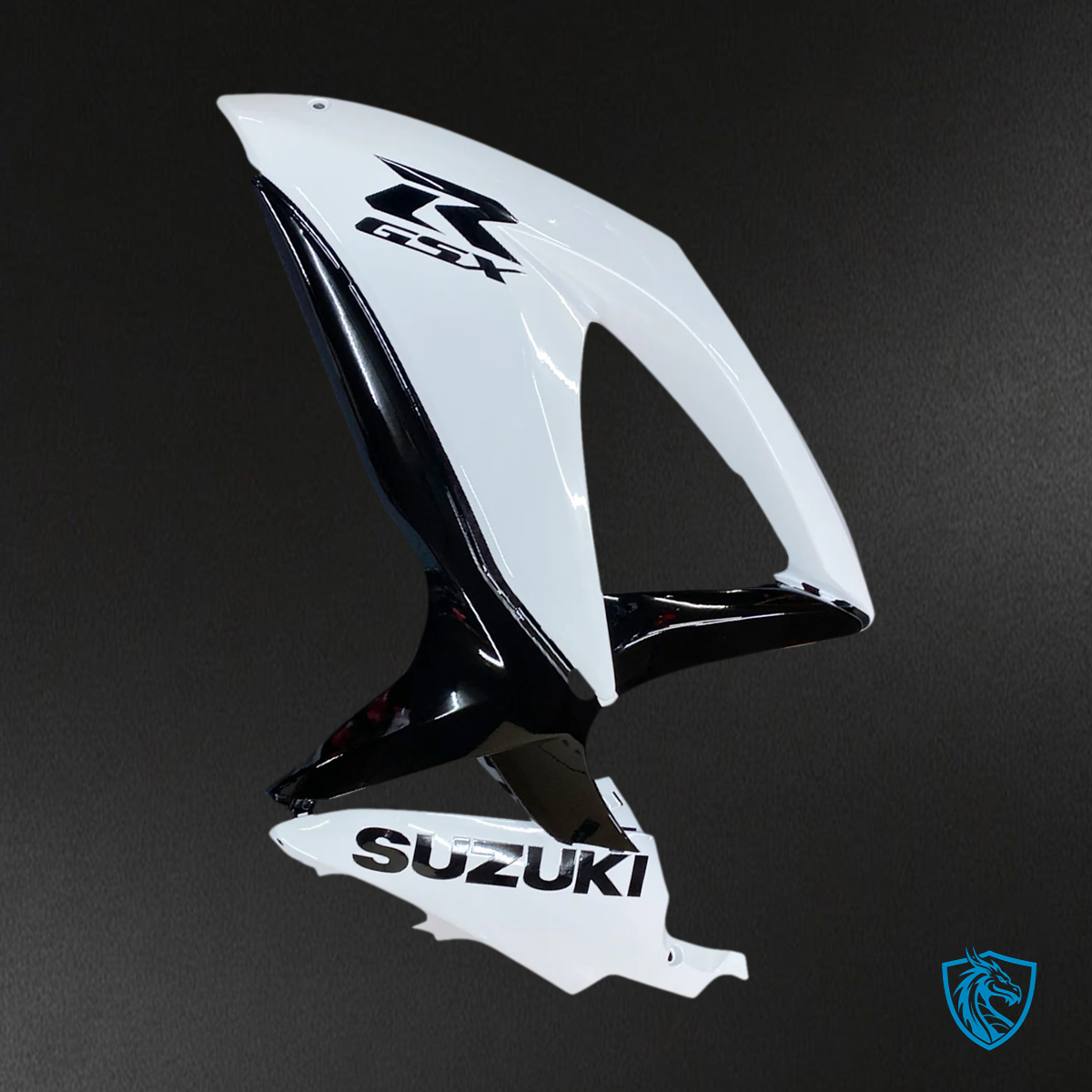 Suzuki K8 GSXR 600-750 (2008-2010) White & Black - Fairing Kit