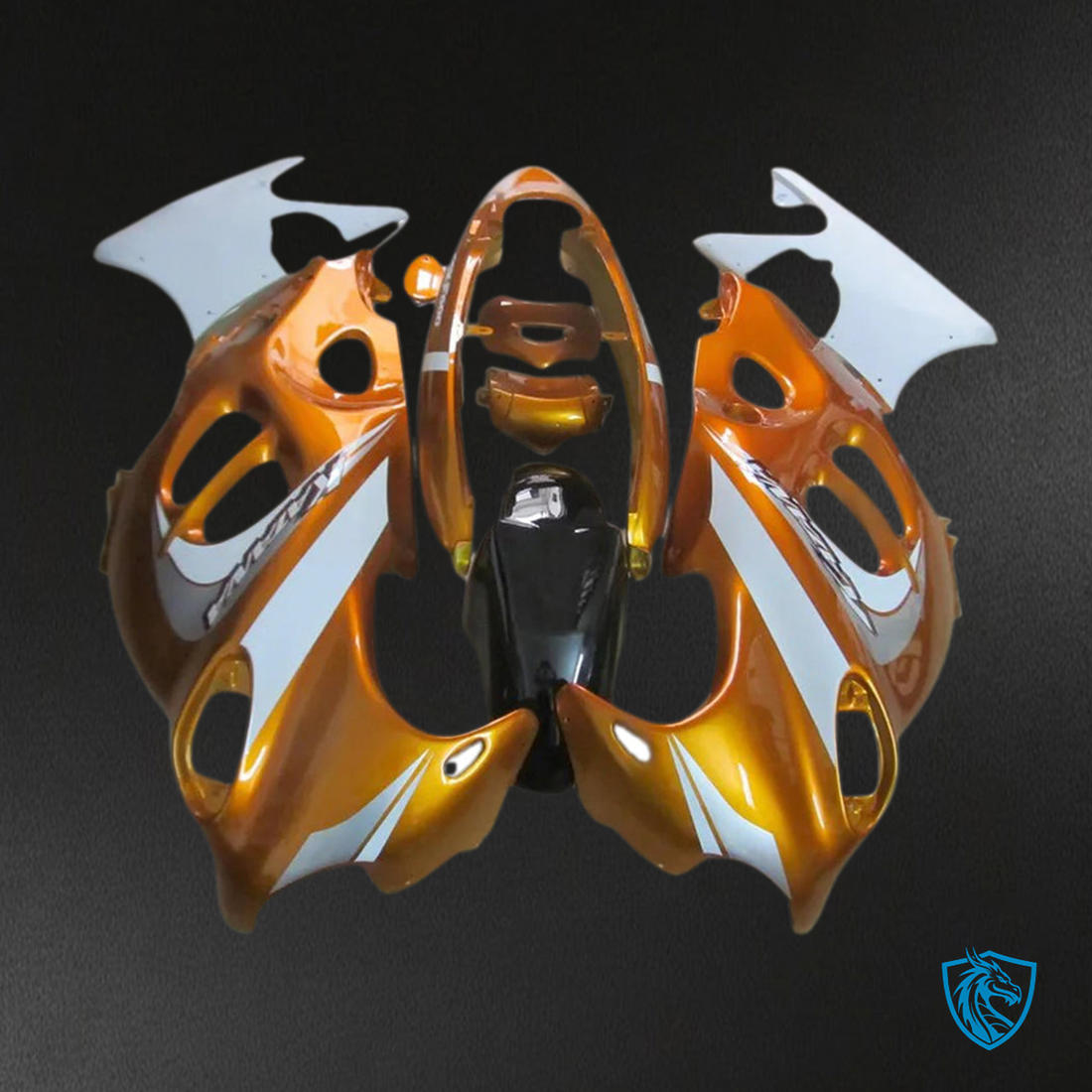 Suzuki GSX600F/750F (1998-2006) Orange & White  Fairing Kit | ABS Bodywork