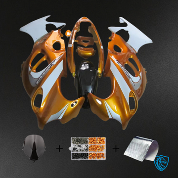 Suzuki GSX600F/750F (1998-2006) Orange & White  Fairing Kit | ABS Bodywork
