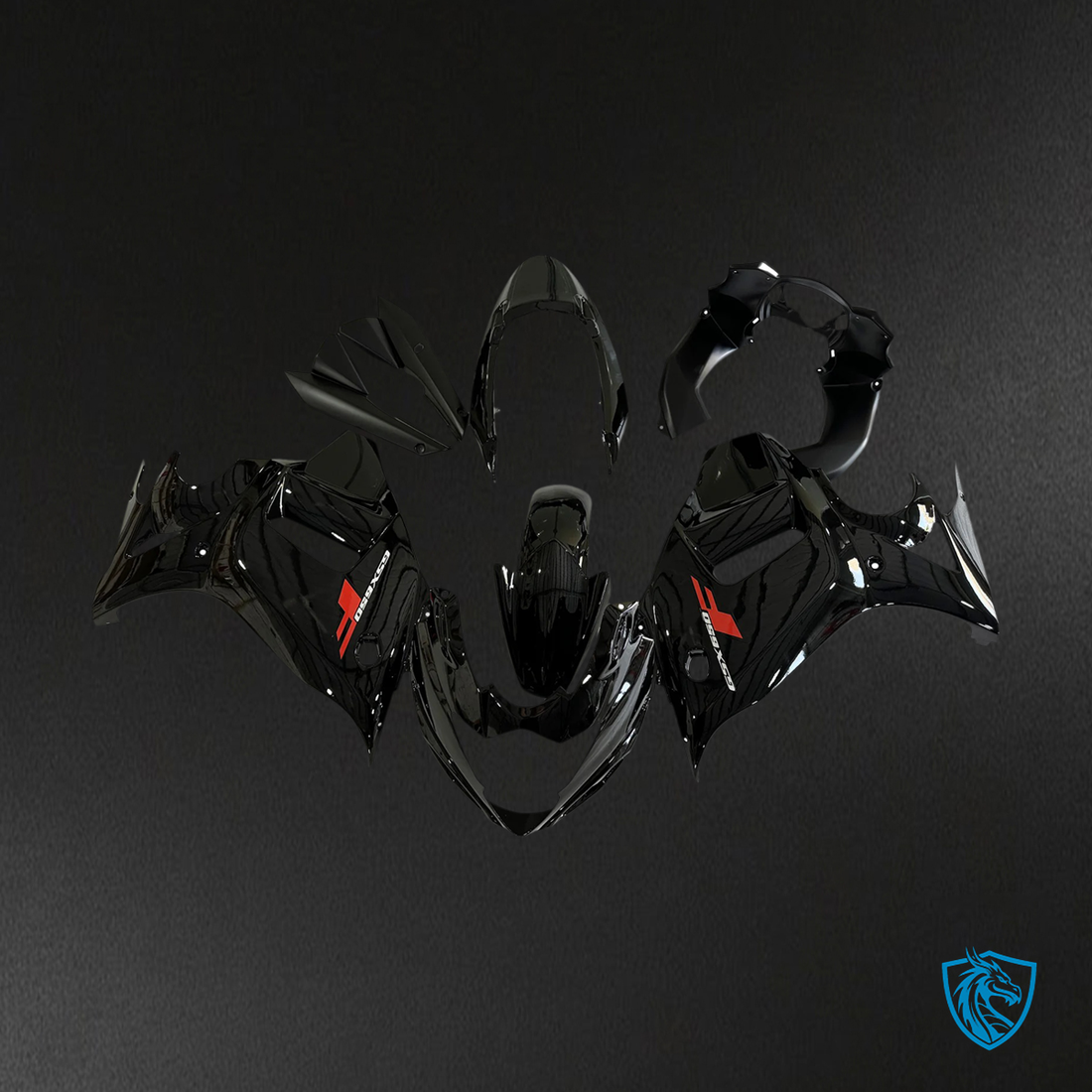 Suzuki Katana GSX650F (2008-2013) Black - Fairing Kit