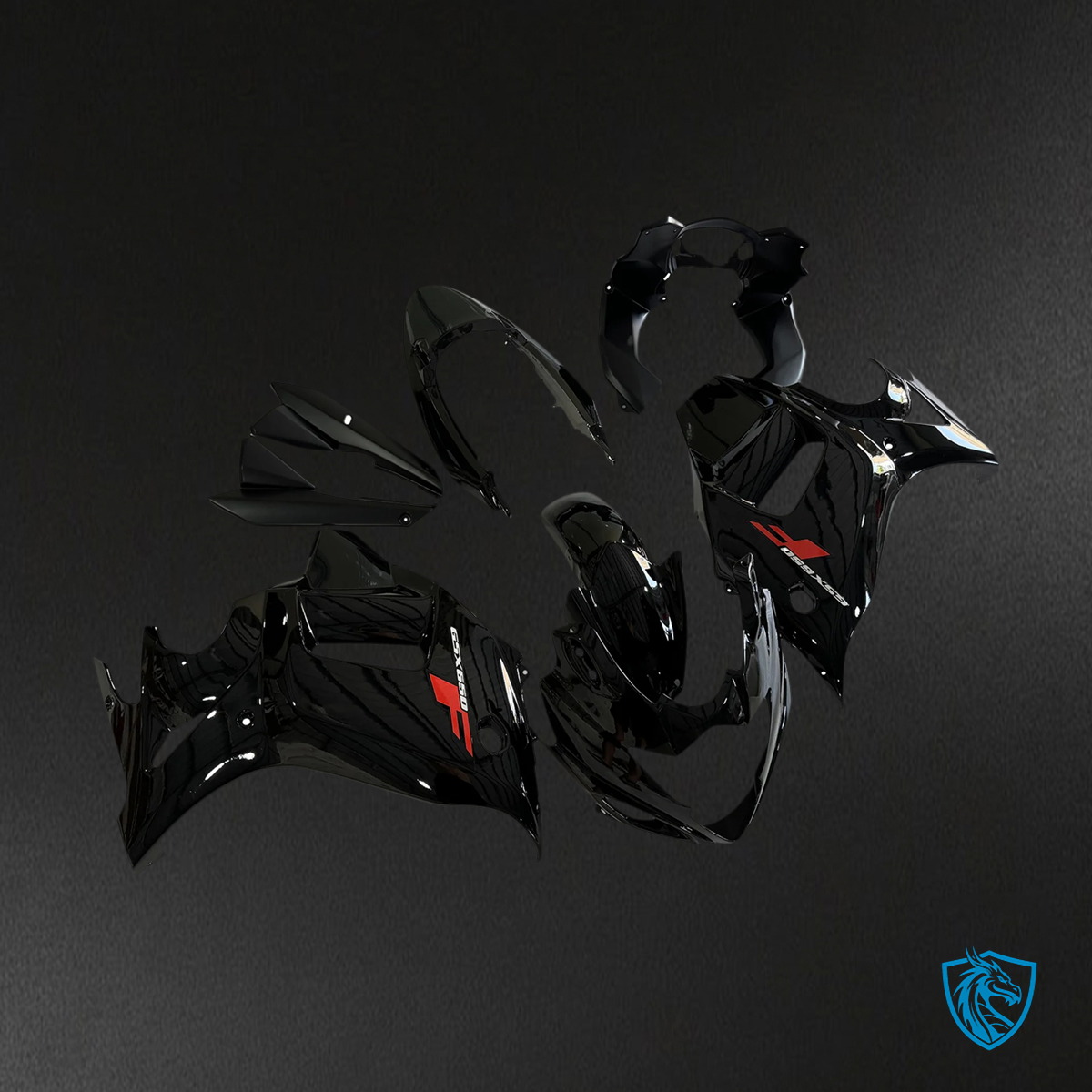 Suzuki Katana GSX650F (2008-2013) Black - Fairing Kit