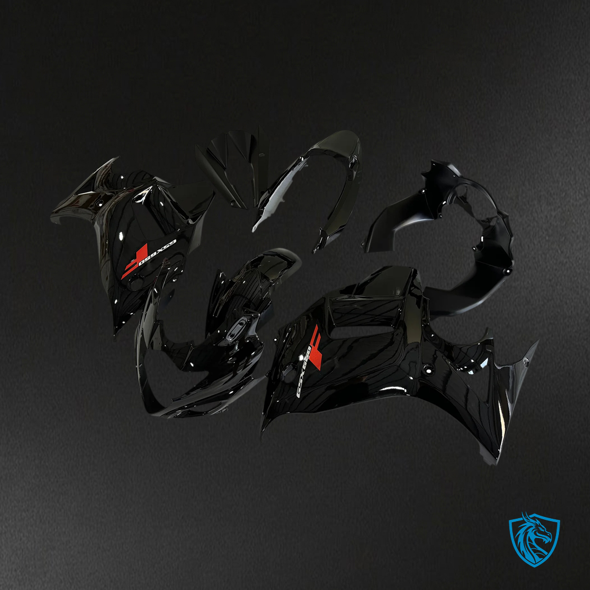 Suzuki Katana GSX650F (2008-2013) Black - Fairing Kit
