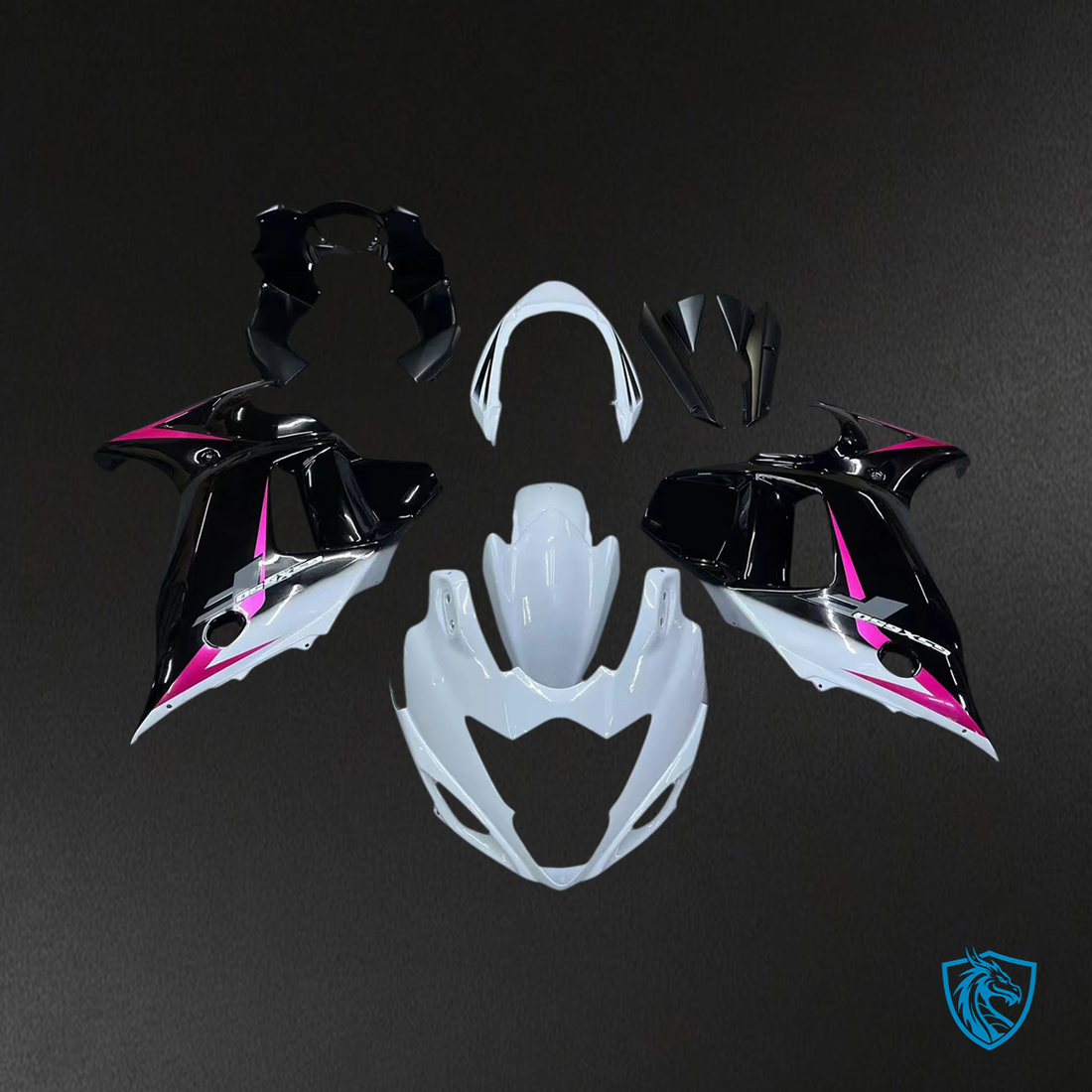 Suzuki Katana GSX650F (2008-2013) Black & Pink - Fairing Kit