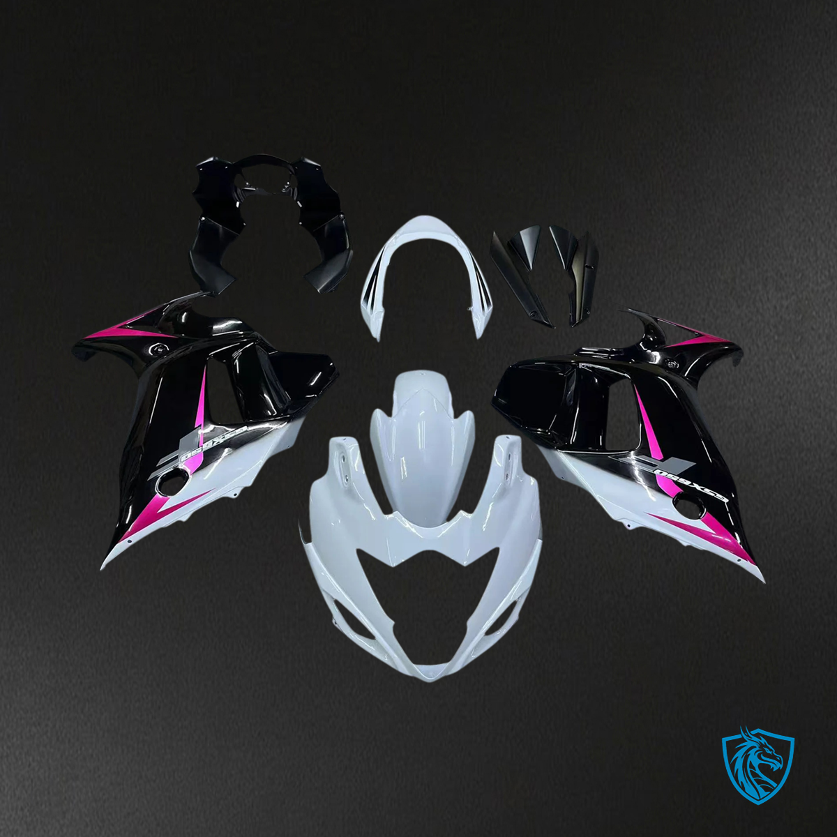 Suzuki Katana GSX650F (2008-2013) Black & Pink - Fairing Kit