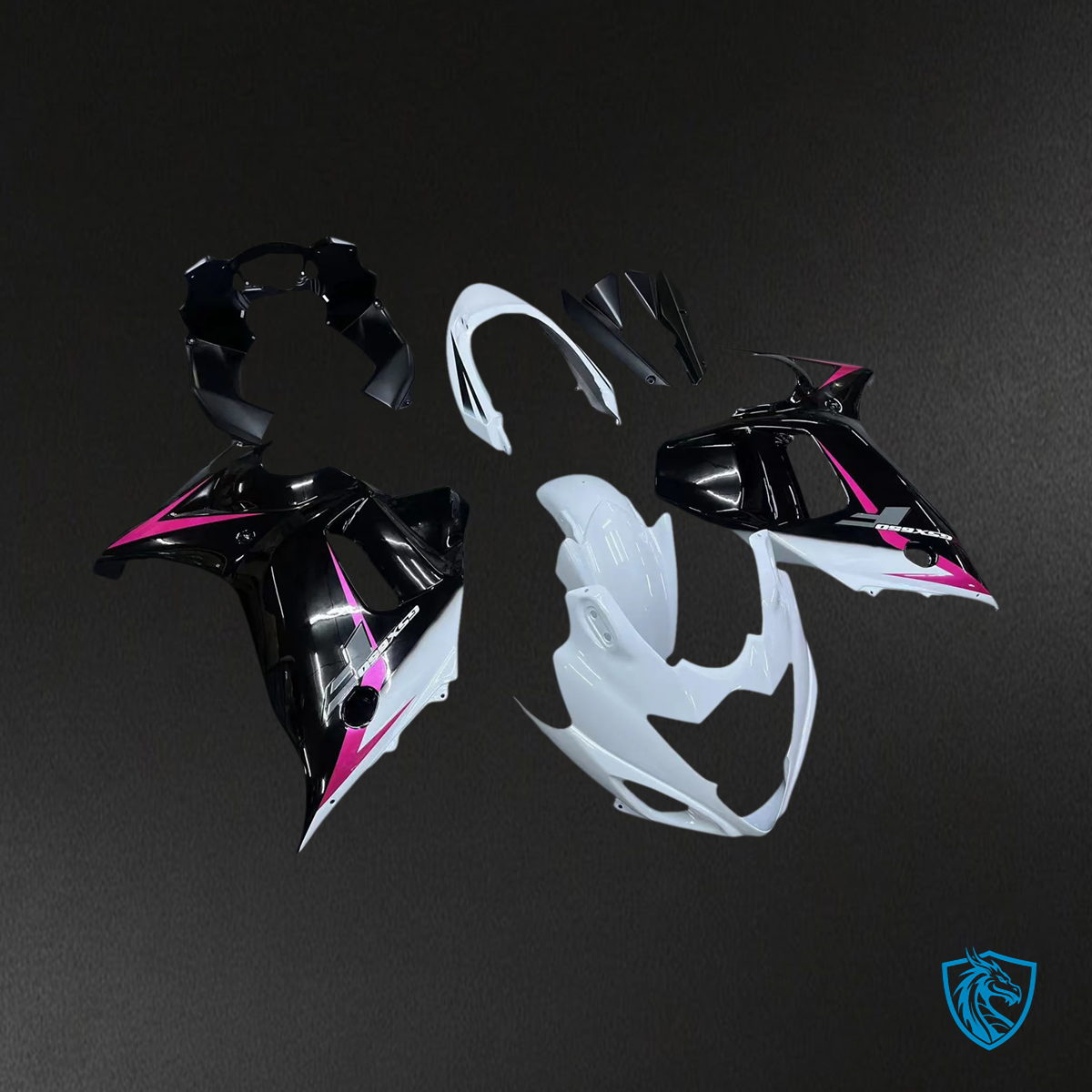 Suzuki Katana GSX650F (2008-2013) Black & Pink - Fairing Kit