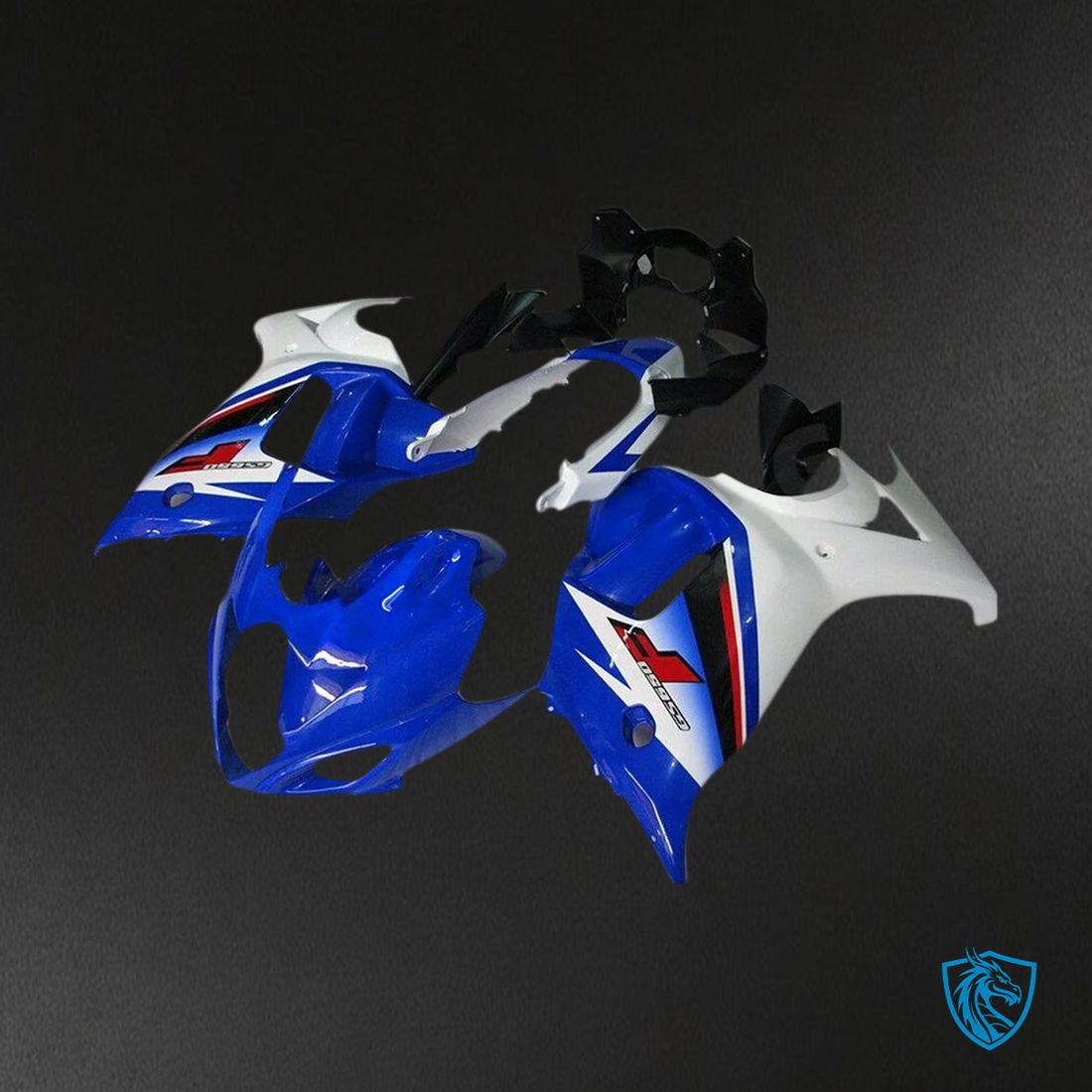 Suzuki Katana GSX650F (2008-2013) Blue & White - Fairing Kit