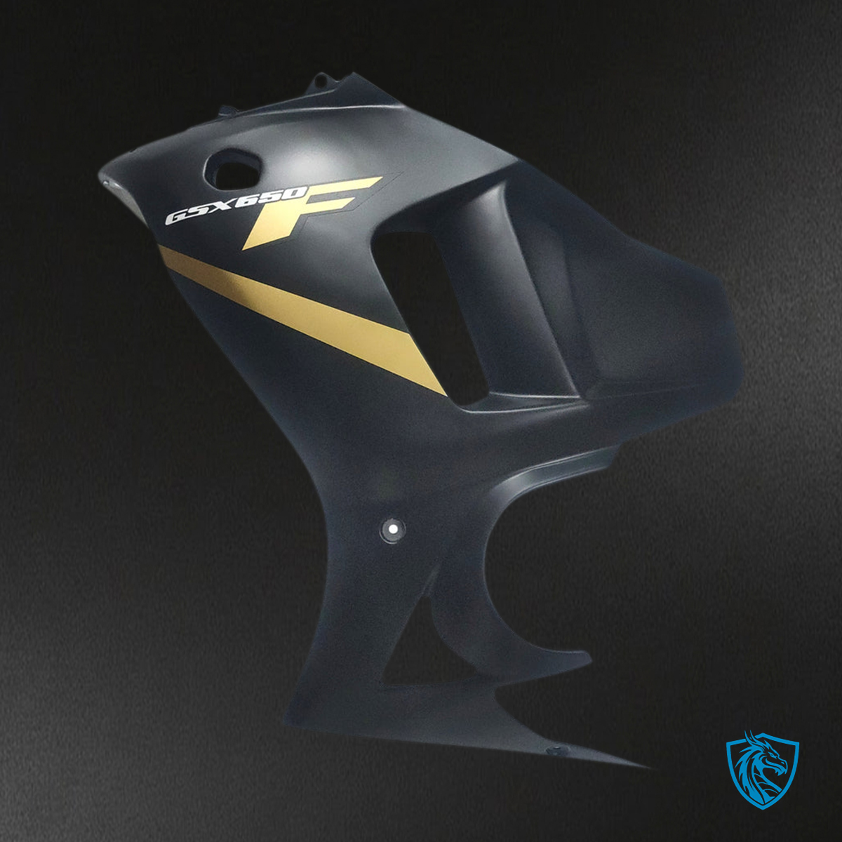 Suzuki GSX650F Katana (2008-2013) Matte Black & Gold Fairing Kit | ABS Bodywork