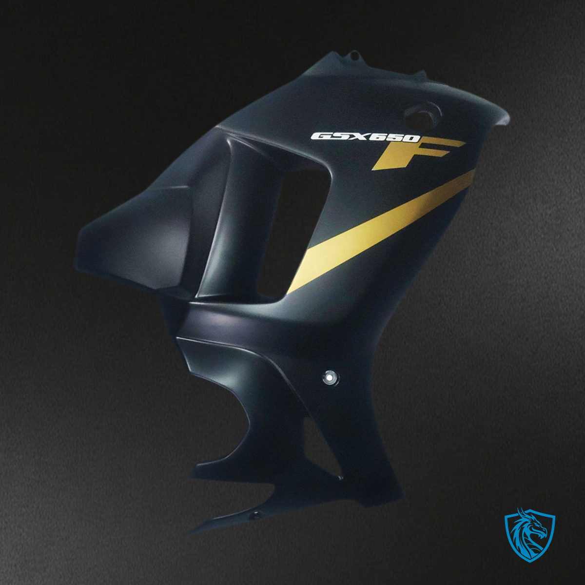 Suzuki GSX650F Katana (2008-2013) Matte Black & Gold Fairing Kit | ABS Bodywork